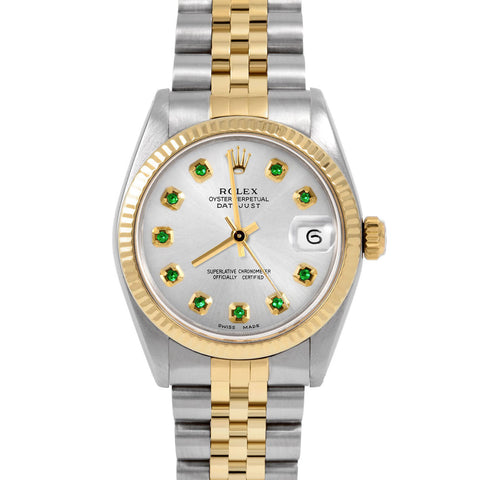 Rolex Datejust 31mm | 6827-TT-SLV-EMD-AM-FLT-JBL
