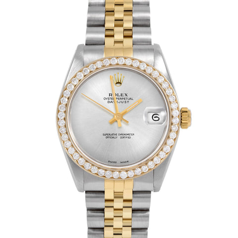 Rolex Datejust 31mm | 6827-TT-SLV-NOHM-BDS-JBL