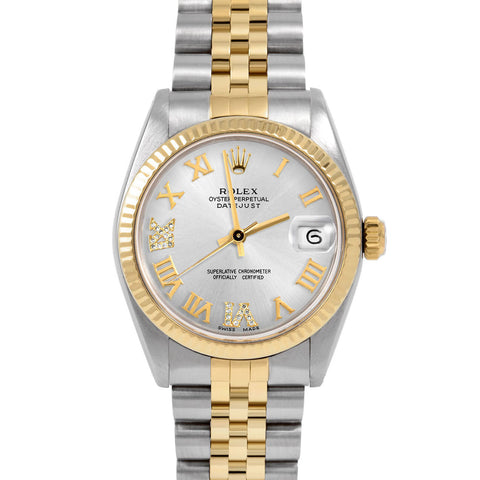 Rolex Datejust 31mm | 6827-TT-SLV-RDR69-FLT-JBL