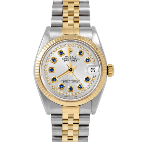 Rolex Datejust 31mm | 6827-TT-SLV-STRS-FLT-JBL