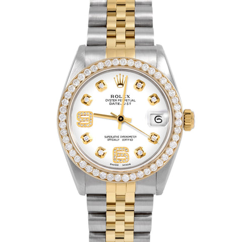 Rolex Datejust 31mm | 6827-TT-WHT-8DA69-BDS-JBL