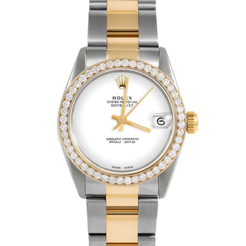 Rolex Datejust 31mm | 6827-TT-WHT-NOHM-BDS-OYS