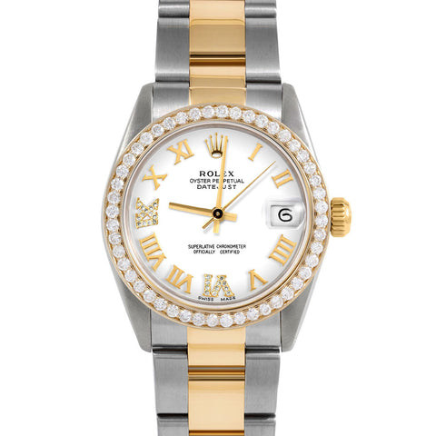 Rolex Datejust 31mm | 6827-TT-WHT-RDR69-BDS-OYS