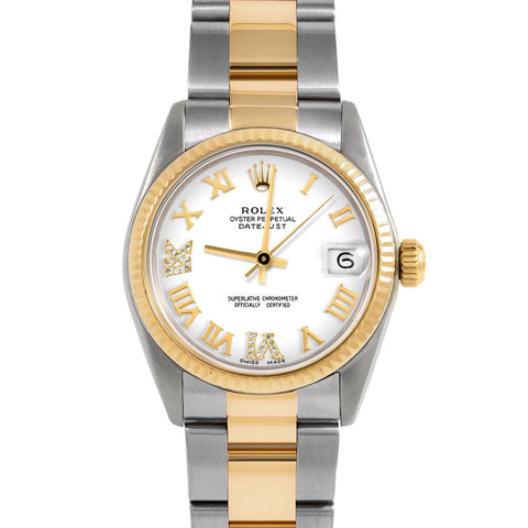 Rolex Datejust 31mm | 6827-TT-WHT-RDR69-FLT-OYS