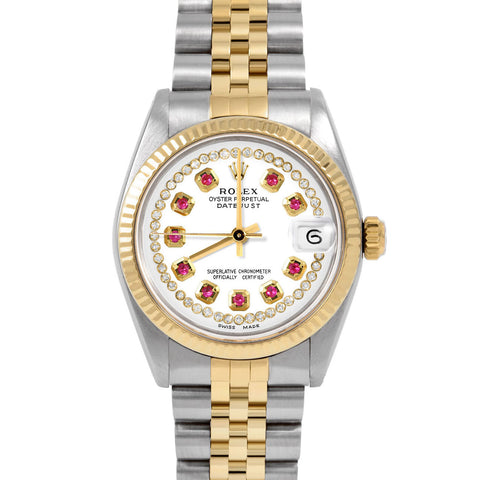 Rolex Datejust 31mm | 6827-TT-WHT-STRR-FLT-JBL