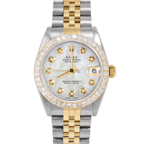 Rolex Datejust 31mm | 6827-TT-WMOP-DIA-AM-2CT-JBL