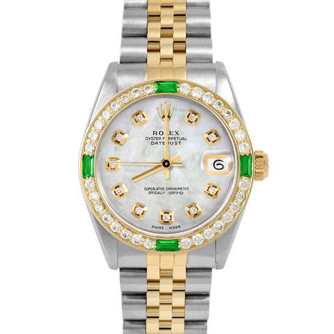 Rolex Datejust 31mm | 6827-TT-WMOP-DIA-AM-4EMD-JBL