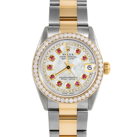 Rolex Datejust 31mm | 6827-TT-WMOP-STRR-BDS-OYS