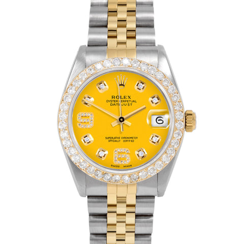 Rolex Datejust 31mm | 6827-TT-YLW-8DA69-2CT-JBL