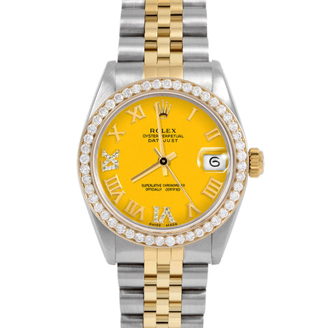 Rolex Datejust 31mm | 6827-TT-YLW-RDR69-BDS-JBL