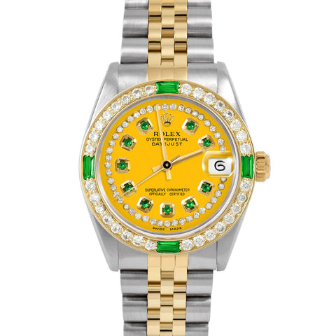 Rolex Datejust 31mm | 6827-TT-YLW-STRE-4EMD-JBL