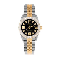 Rolex Datejust 31mm | 68273-BLK-8DA69-2CT-JBL