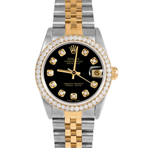 Rolex Datejust 31mm | 68273-BLK-DIA-AM-BDS-JBL