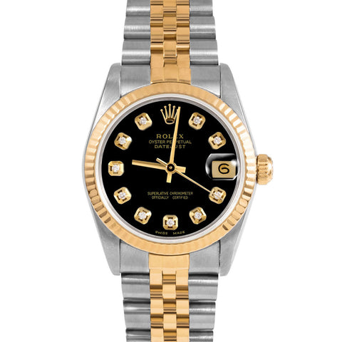 Rolex Datejust 31mm | 68273-BLK-DIA-AM-FLT-JBL