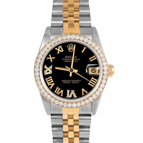 Rolex Datejust 31mm | 68273-BLK-RDR69-BDS-JBL