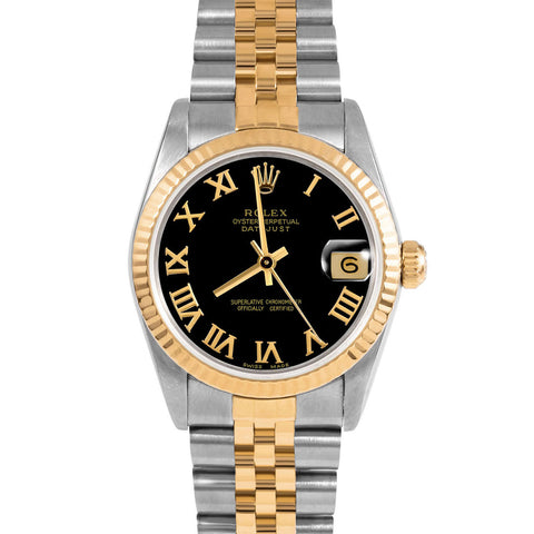 Rolex Datejust 31mm | 68273-BLK-ROM-FLT-JBL