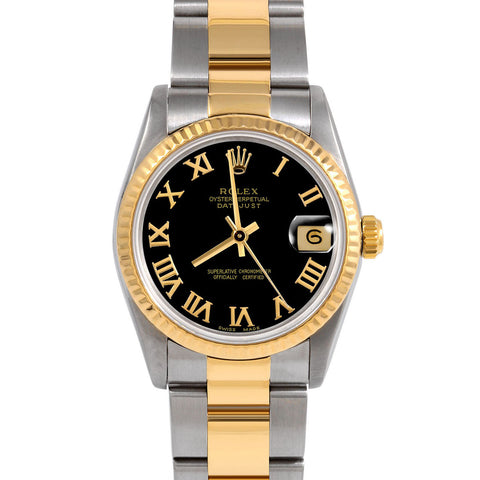 Rolex Datejust 31mm | 68273-BLK-ROM-FLT-OYS