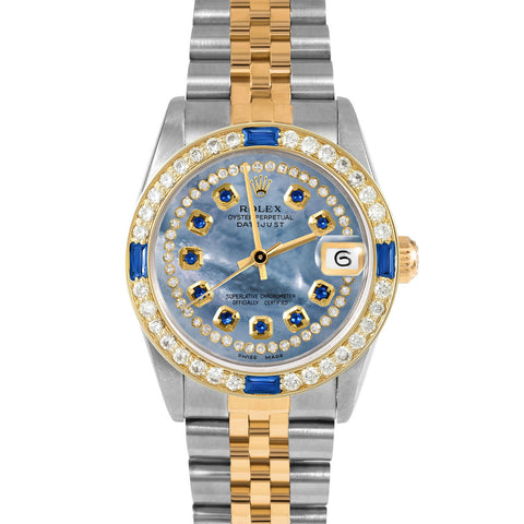 Rolex Datejust 31mm | 68273-BLMOP-STRS-4SPH-JBL