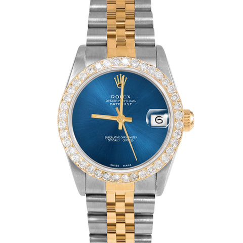 Rolex Datejust 31mm | 68273-BLU-NOHM-2CT-JBL