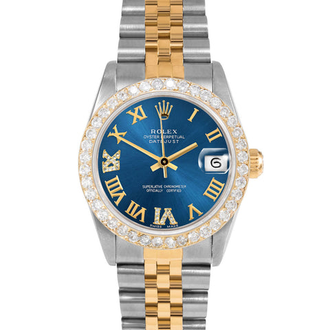 Rolex Datejust 31mm | 68273-BLU-RDR69-2CT-JBL