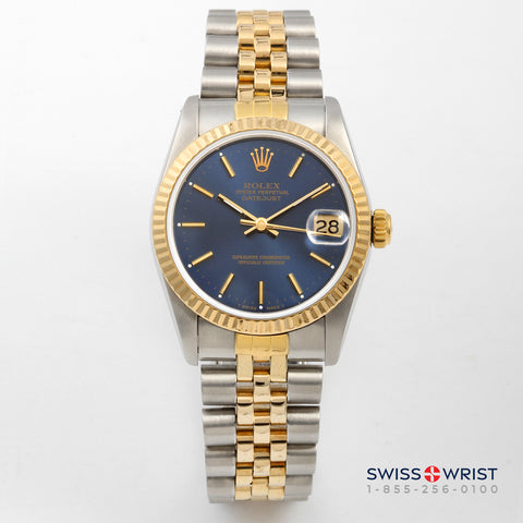 Rolex Datejust 31mm | 68273-BLU-STK-FLT-JBL