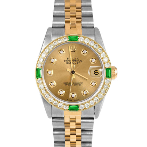 Rolex Datejust 31mm | 68273-CHM-DIA-AM-4EMD-JBL