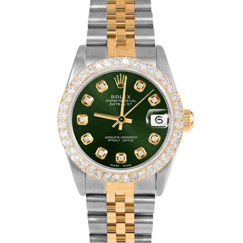 Rolex Datejust 31mm | 68273-GRN-DIA-AM-2CT-JBL