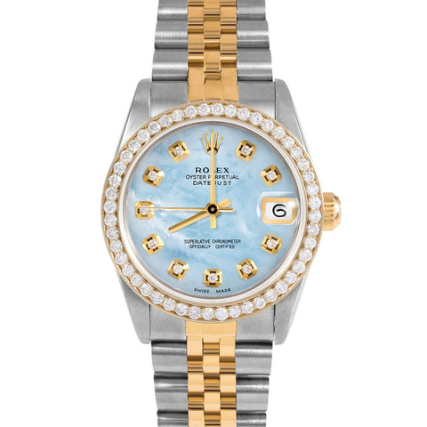 Rolex Datejust 31mm | 68273-LBMOP-DIA-AM-BDS-JBL