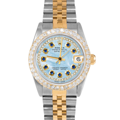 Rolex Datejust 31mm | 68273-LBMOP-STRS-2CT-JBL