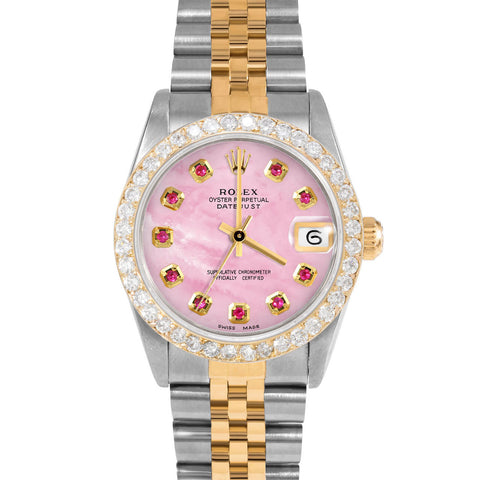 Rolex Datejust 31mm | 68273-PMOP-RBY-AM-2CT-JBL