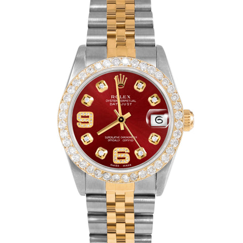 Rolex Datejust 31mm | 68273-RED-8DA69-2CT-JBL