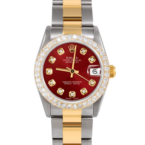 Rolex Datejust 31mm | 68273-RED-DIA-AM-2CT-OYS