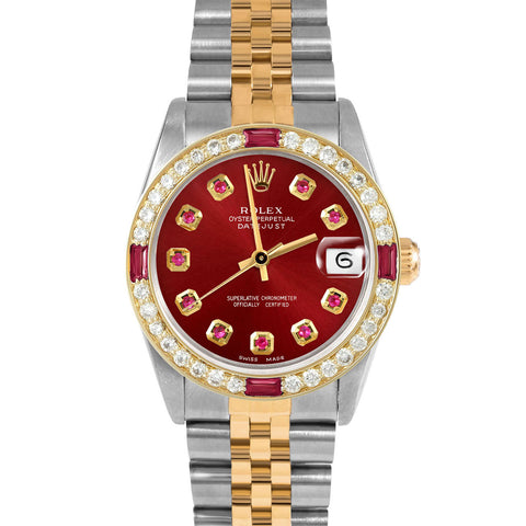 Rolex Datejust 31mm | 68273-RED-RBY-AM-4RBY-JBL