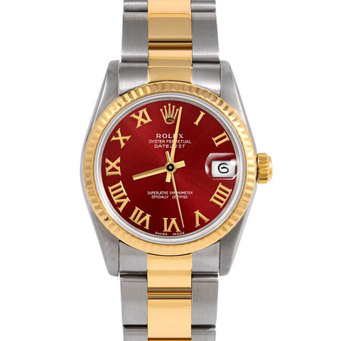 Rolex Datejust 31mm | 68273-RED-ROM-FLT-OYS