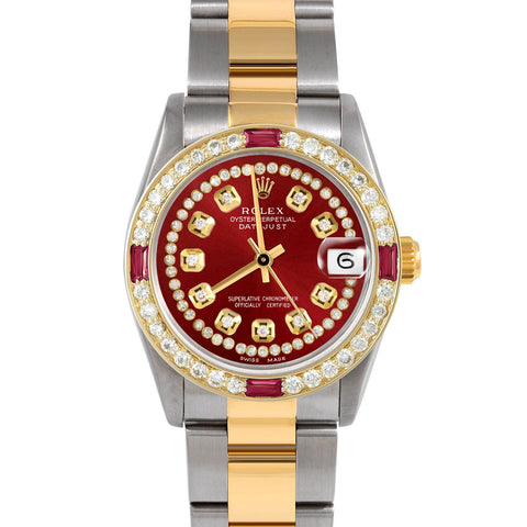 Rolex Datejust 31mm | 68273-RED-STRD-4RBY-OYS