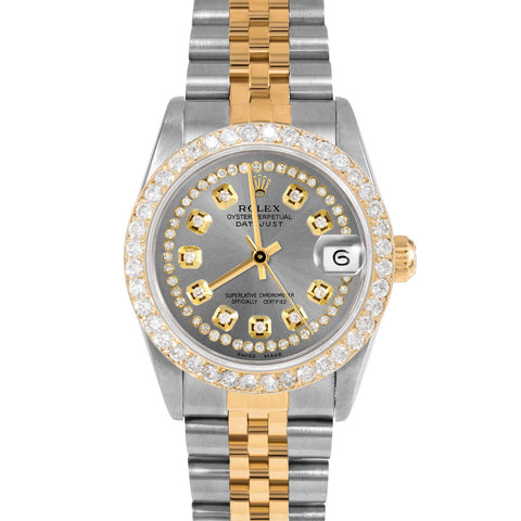 Rolex Datejust 31mm | 68273-SLT-STRD-2CT-JBL