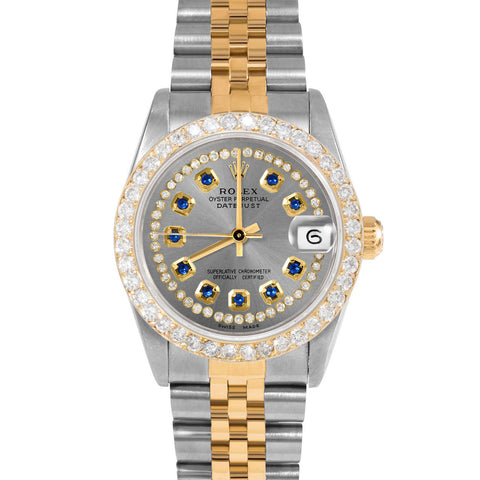 Rolex Datejust 31mm | 68273-SLT-STRS-2CT-JBL