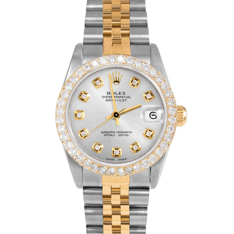 Rolex Datejust 31mm | 68273-SLV-DIA-AM-2CT-JBL