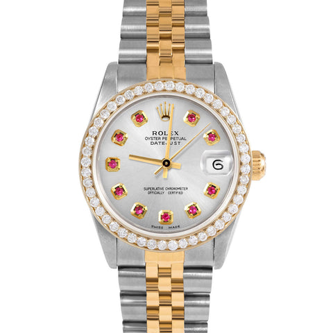 Rolex Datejust 31mm | 68273-SLV-RBY-AM-BDS-JBL