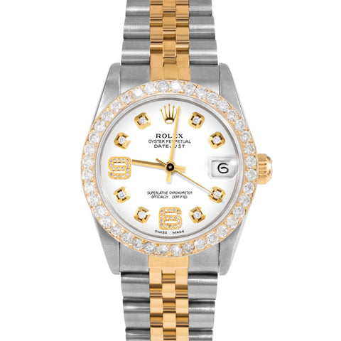 Rolex Datejust 31mm | 68273-WHT-8DA69-2CT-JBL