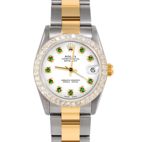 Rolex Datejust 31mm | 68273-WHT-EMD-AM-2CT-OYS