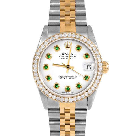 Rolex Datejust 31mm | 68273-WHT-EMD-AM-BDS-JBL