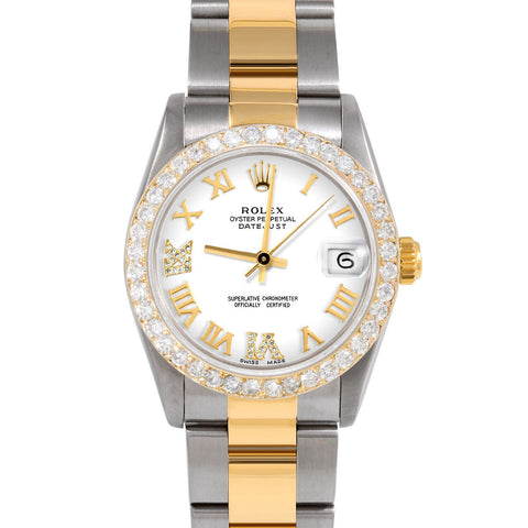 Rolex Datejust 31mm | 68273-WHT-RDR69-2CT-OYS