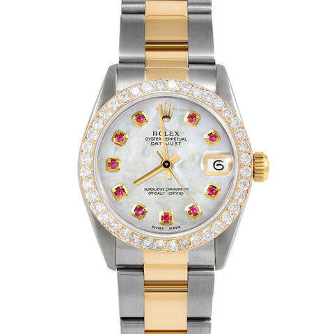 Rolex Datejust 31mm | 68273-WMOP-RBY-AM-2CT-OYS