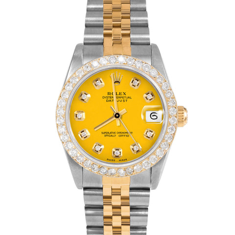 Rolex Datejust 31mm | 68273-YLW-DIA-AM-2CT-JBL