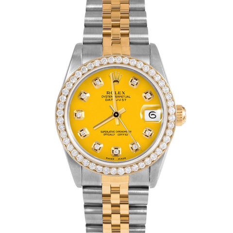 Rolex Datejust 31mm | 68273-YLW-DIA-AM-BDS-JBL