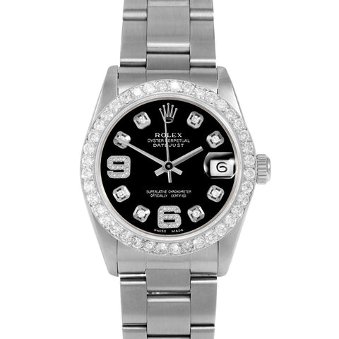 Rolex Datejust 31mm | 68274-BLK-8DA69-2CT-OYS