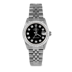 Rolex Datejust 31mm | 68274-BLK-DIA-AM-BDS-JBL