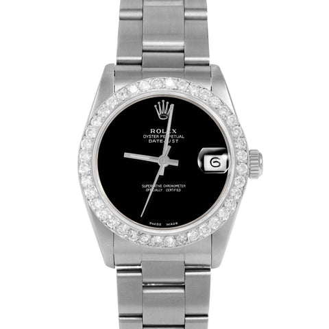 Rolex Datejust 31mm | 68274-BLK-NOHM-2CT-OYS