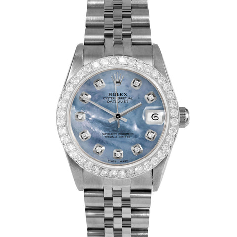 Rolex Datejust 31mm | 68274-BLMOP-DIA-AM-2CT-JBL